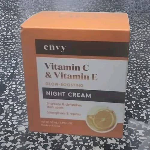 ENVY Vitamin C & Vitamin E ~ Glow - Boosting Night Cream 1.69 fl oz - Image 1
