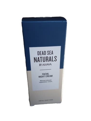 Dead Sea Naturals AHAVA FACIAL Night Cream Mineral Infused Replenisher NIB 1.7oz - Thumbnail 2