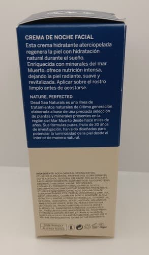 Dead Sea Naturals AHAVA FACIAL Night Cream Mineral Infused Replenisher NIB 1.7oz - Thumbnail 5