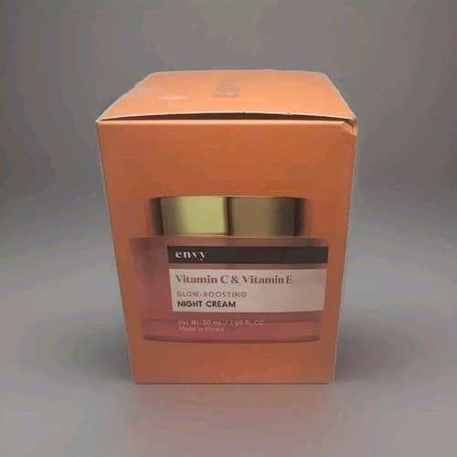 ENVY Vitamin C & Vitamin E ~ Glow - Boosting Night Cream 1.69 fl oz - Thumbnail 4