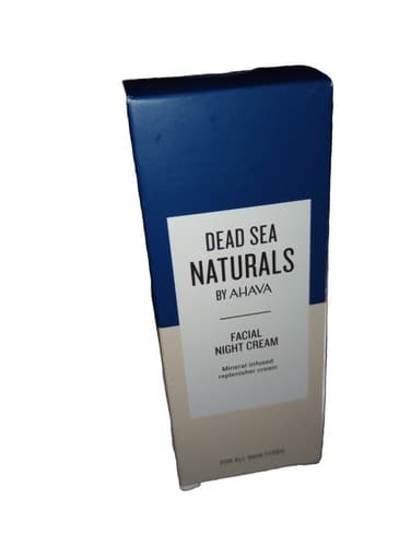 Dead Sea Naturals AHAVA FACIAL Night Cream Mineral Infused Replenisher NIB 1.7oz - Thumbnail 3