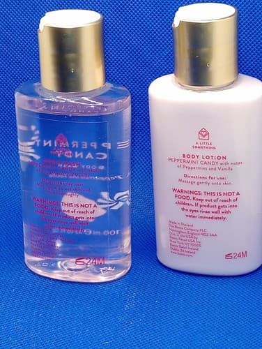 A Little Something Feeling Festive Peppermint Candy Mini Duo Body Wash & Lotion - Thumbnail 3