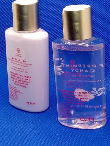 A Little Something Feeling Festive Peppermint Candy Mini Duo Body Wash & Lotion - Thumbnail 2