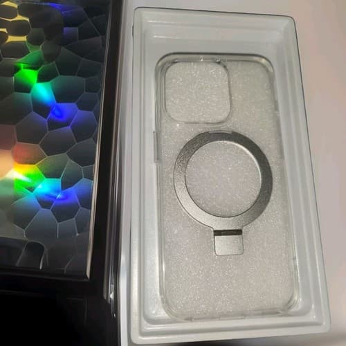 Metal Ring Holder Magnetic Mag Safe Case For iPhone 15 Pro Max 14 13 12 Pro Max - Thumbnail 4