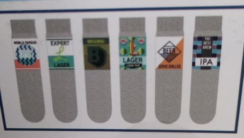 Craft Beer Socks Set Of 6 Men's GiftBox (US 8-12)UK7-11(EURO 41-46).FAST SHIP. - Thumbnail 3