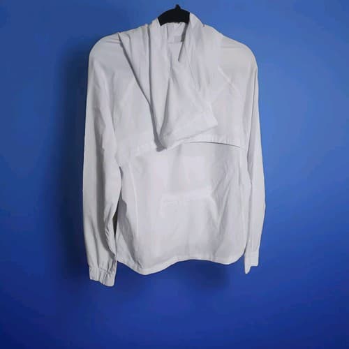 Eddie Bauer Athens Get Fit Jacket Full Zip Hooded White Womens Medium. - Thumbnail 2