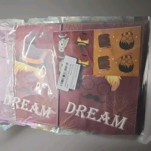 24 Pc Harry Potter Paper Party Bags Believe In Magic & Starts With A Dream - Image 1