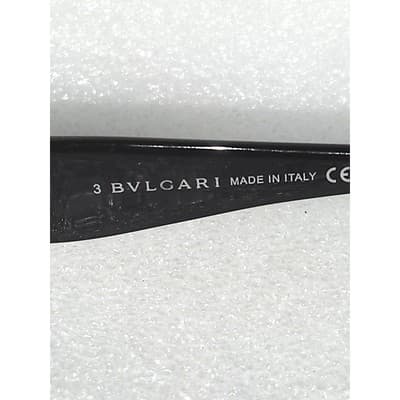 Bvlgari Black Crystal Temple Rectangle Eyeglasses Italy 475-B 799 53 16 135. - Thumbnail 8