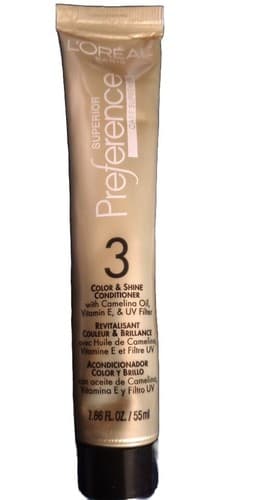 L’Oréal Superior Preference Color & Shine Conditioner#3 NEW 1.86 oz x ONE TUBE. - Image 1