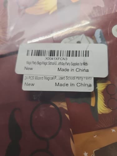 24 Pc Harry Potter Paper Party Bags Believe In Magic & Starts With A Dream - Thumbnail 5