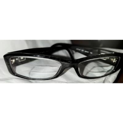 Bvlgari Black Crystal Temple Rectangle Eyeglasses Italy 475-B 799 53 16 135. - Thumbnail 4