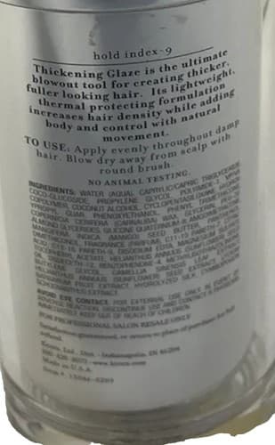 Kenra Platinum Thickening Glaze Body Density 4oz Rare/Authentic/HTF.*SEE DETAIL* - Thumbnail 3