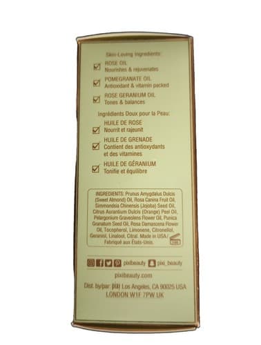 PIXI Skintreats Rose Oil Blend Nourish Face Pomegranate Oil,1oz/30ml.Fast Ship. - Thumbnail 6