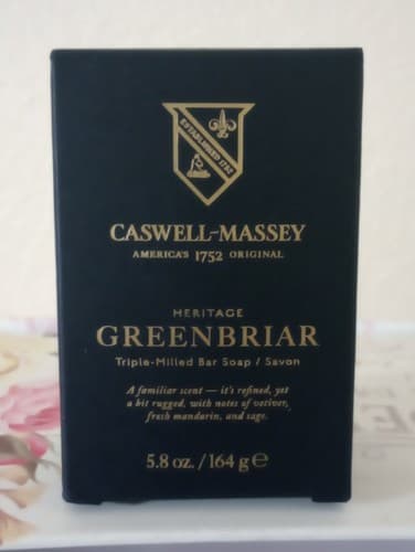 Caswell Massey Heritage Greenbriar Bar Soap 5.8oz*Sealed*New In Box.Fast Ship.. - Image 1