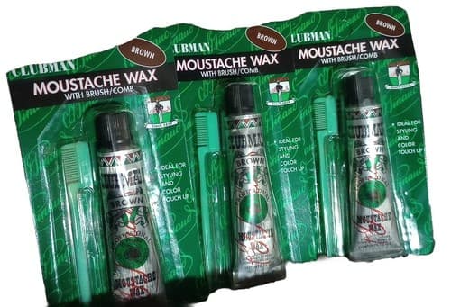 Pinaud Moustache Wax Brown Lot Of(3). Fast Shipping. - Image 1