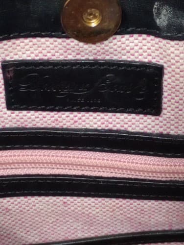 Dooney & Bourke Purple Tote Shoulder Bag Croc Embs Leather. - Thumbnail 3