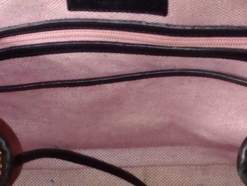 Dooney & Bourke Purple Tote Shoulder Bag Croc Embs Leather. - Thumbnail 4