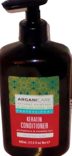 Arganicare Repairing and Nourishing Conditioner - Keratin 400 ml./13.52 fl oz. - Thumbnail 4