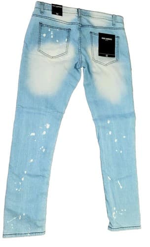 Road Narrows NYC Mens Y2K Jeans Acid Wash Size 32 Distressed - Thumbnail 9