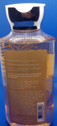 BATH & BODY WORKS ~ WARM VANILLA SUGAR SHOWER GEL ~ 10 OZ - Thumbnail 2