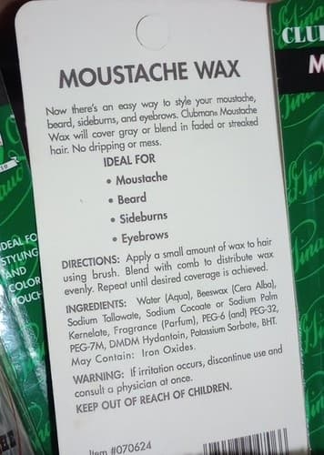 Pinaud Moustache Wax Brown Lot Of(3). Fast Shipping. - Thumbnail 2