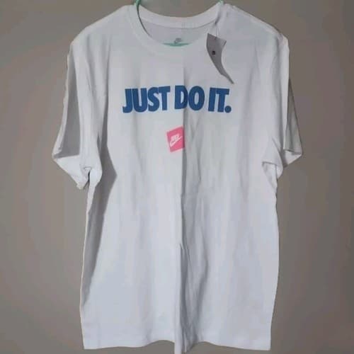Nike Men’s Size Large Short Sleeve Cotton T-shirt Just Do It. NWT - Image 1