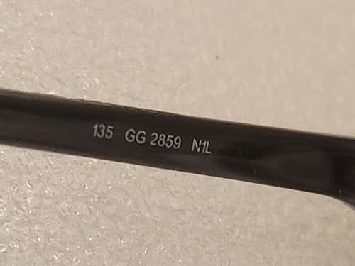 GUCCI Sunglasses Eyewear Glasses Accessories Size 135 Gg2859F/S Black - Thumbnail 3