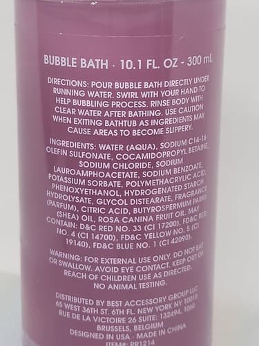 Rachel Roy Vanilla Rose Scented Bubble Bath 10.1oz/300ml Sealed - Thumbnail 3
