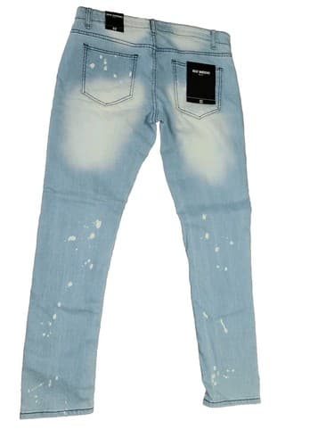 Road Narrows NYC Mens Y2K Jeans Acid Wash Size 32 Distressed - Thumbnail 2