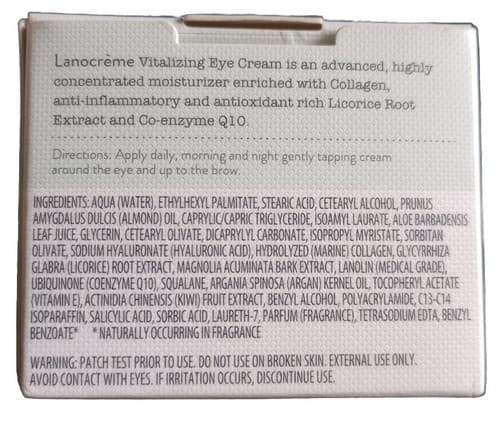 NEW Lanocreme Collagen Formula Vitalizing Eye Cream - 2/3 Oz 20g"See Details" - Thumbnail 3