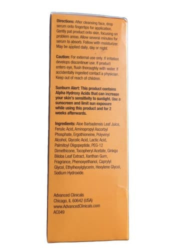 Advanced Clinicals Anti-Aging Vitamin C Serum - 1.75oz - Thumbnail 4