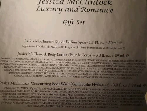 Jessica McClintock Luxury And Romance 3pc. Gift Set Perfume Lotion Body Wash - Thumbnail 9