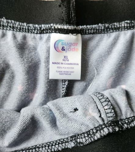 Sugar & Jade Black Stars Stretch Leggings Size XL 14-16. - Thumbnail 6