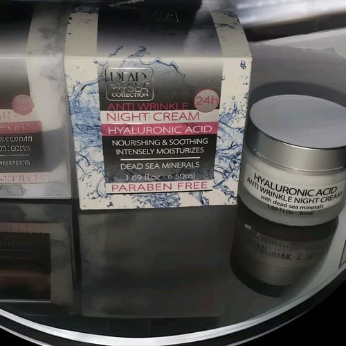 Dead Sea Collection Anti Wrinkle Night Cream Hyaluronic Acid 50ml (1.69 fl oz) - Image 1