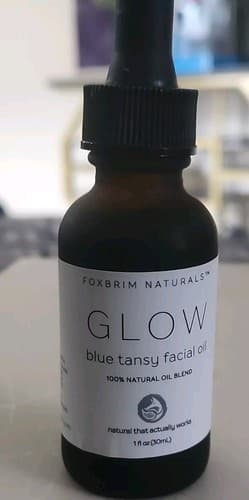 FOX BRIM NATURALS GLOW Blue Tansy Facial Oil 100% Natural Oil Blend 1oz/30ml - Image 1