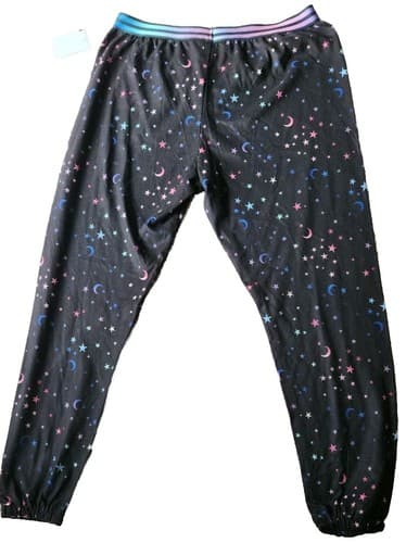 Sugar & Jade Black Stars Stretch Leggings Size XL 14-16. - Thumbnail 2