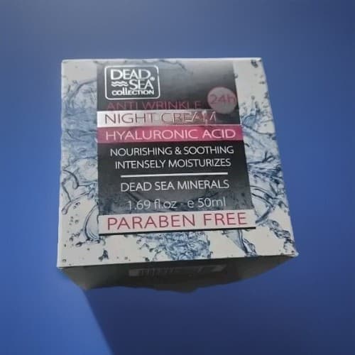 Dead Sea Collection Anti Wrinkle Night Cream Hyaluronic Acid 50ml (1.69 fl oz) - Thumbnail 2