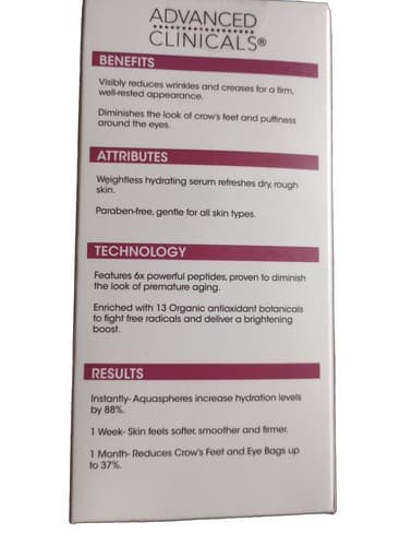 Face Oil Peptide Facial Serum Moisturizer Skin Care Oil for Face Wrinkles 1.75oz - Thumbnail 3