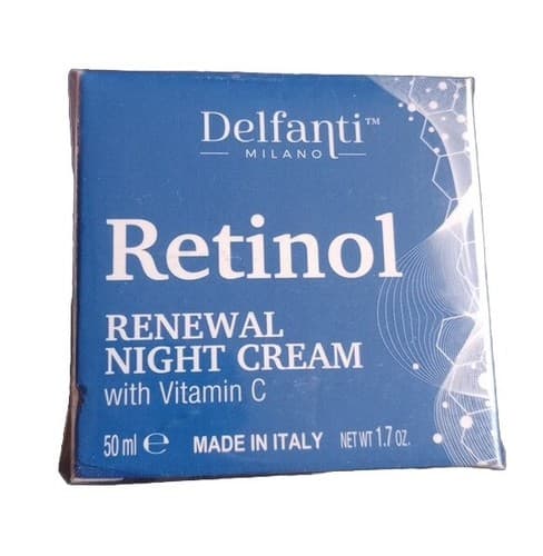 Delfanti RETINOL RENEWAL NIGHT CREAM 1.7oz Italy. A+Seller. - Image 1