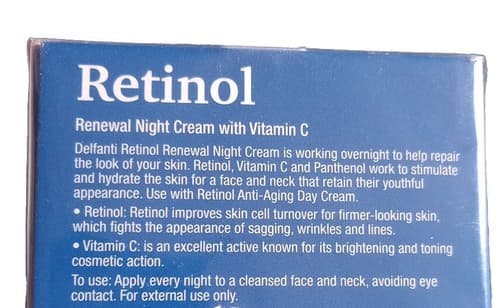 Delfanti RETINOL RENEWAL NIGHT CREAM 1.7oz Italy. A+Seller. - Thumbnail 3