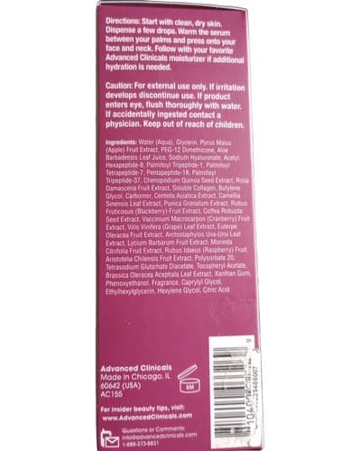 Face Oil Peptide Facial Serum Moisturizer Skin Care Oil for Face Wrinkles 1.75oz - Thumbnail 4