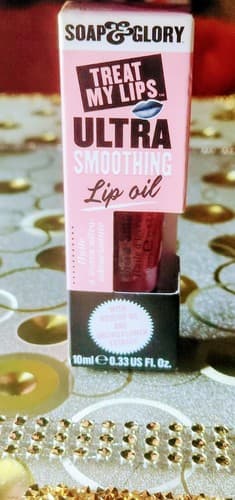 Soap & Glory Treat My Lips Ultra Smoothing Lip Oil~Sheer Pink~ SEALED0.33 fl oz - Image 1