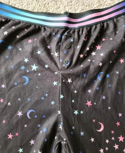 Sugar & Jade Black Stars Stretch Leggings Size XL 14-16. - Thumbnail 5