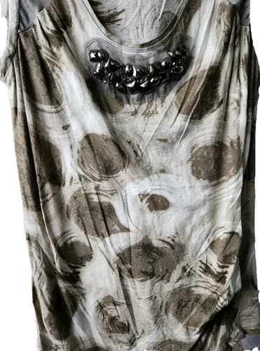 Simply Vera Vera Wang Women's Blouse Size M Color Green - Thumbnail 5