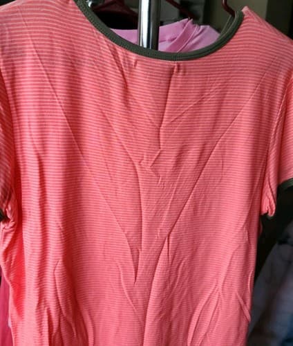 American Eagle Outfitters Pink/Green Large Women's Casual Shirt. - Thumbnail 5