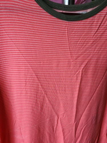 American Eagle Outfitters Pink/Green Large Women's Casual Shirt. - Thumbnail 2