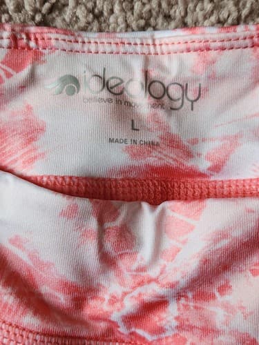 IDEOLOGY GIRLS FLORAL ATHLETIC CAPRI LENGTH LEGGINGS NEW W/TAGS SIZE Large 14 - Thumbnail 3