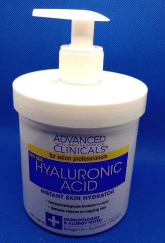 Anti-Aging Hyaluronic Acid Face Cream ~Instant Skin Hydrator 16 oz - Image 1