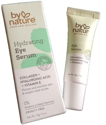 By Nature Eye Serum Hydrating Hyaluronic Acid Collagen Vitamin E 15g/ 1/2oz NIB. - Image 1