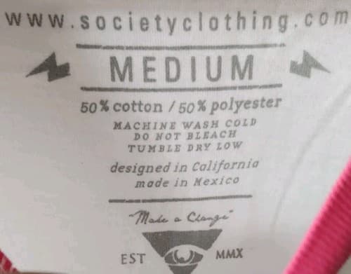 Society Live The Dream Of The Sun Medium Wht/green Tee Shirt. New With Tags. - Thumbnail 2